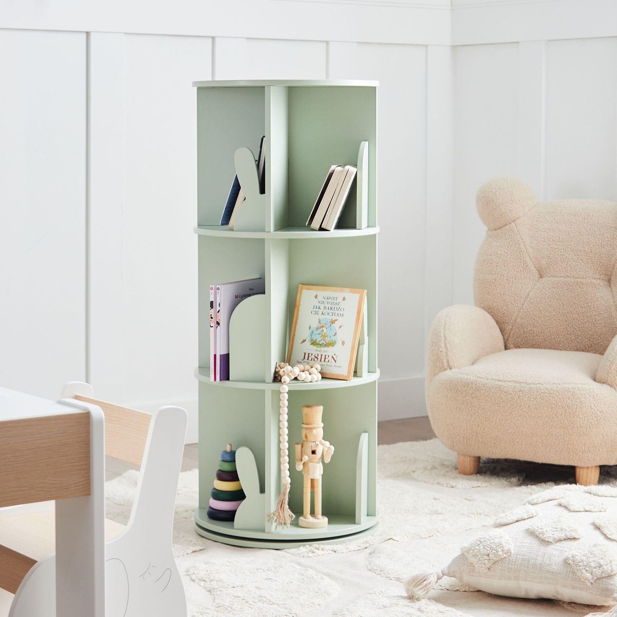 DIBA MUEBLES - Librero Giratorio Infantil Fable- DIBA Muebles