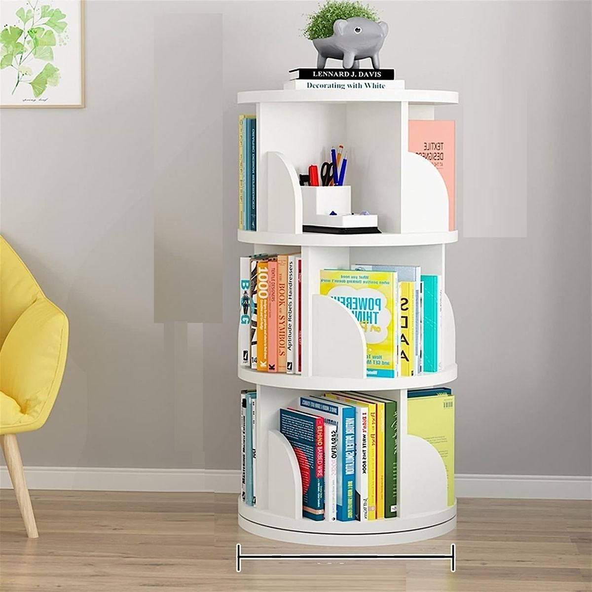 DIBA MUEBLES - Librero Giratorio Peters - DIBA Muebles