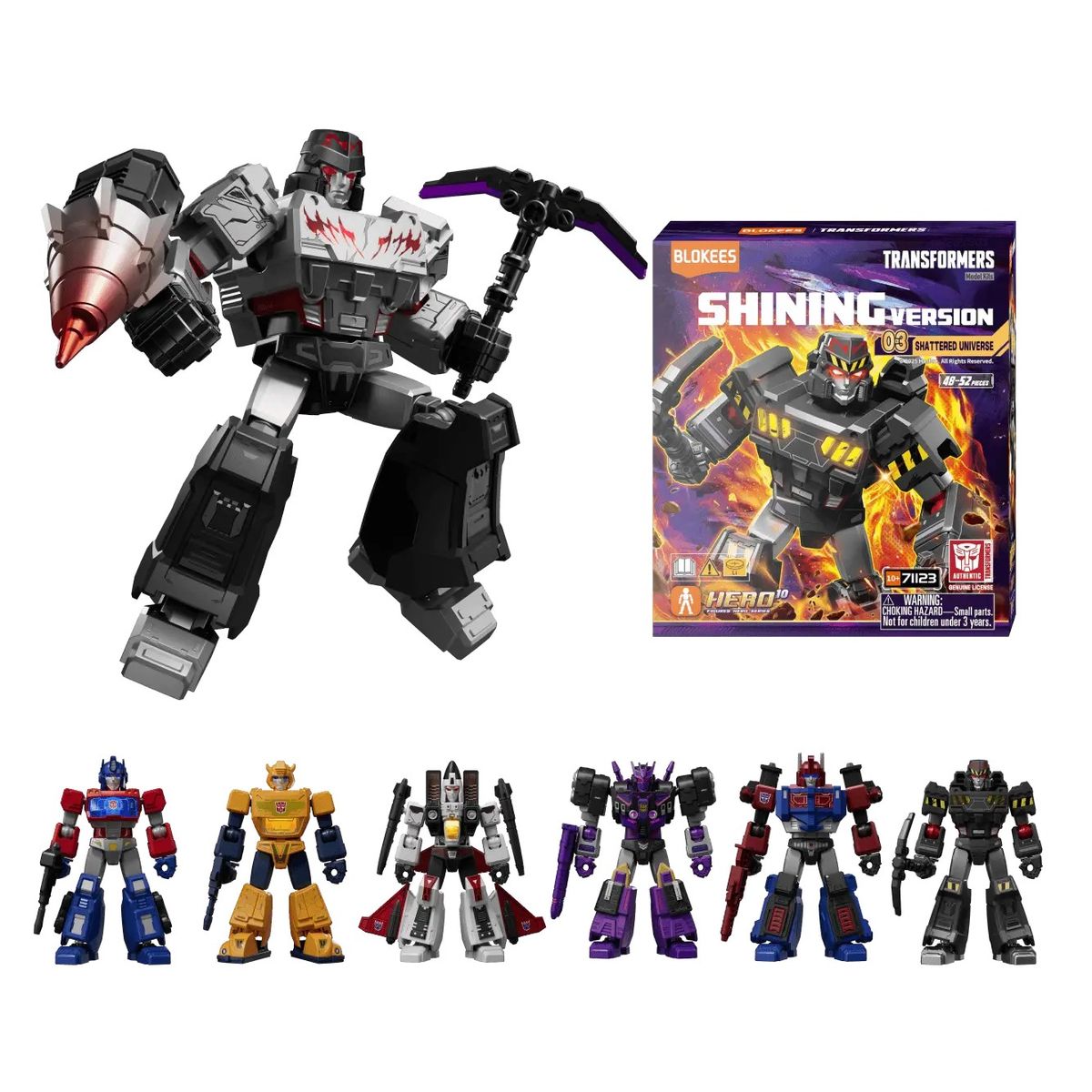 HASBRO - Blokees Transformers 6x1 Shining Version 03 Shattered 71123