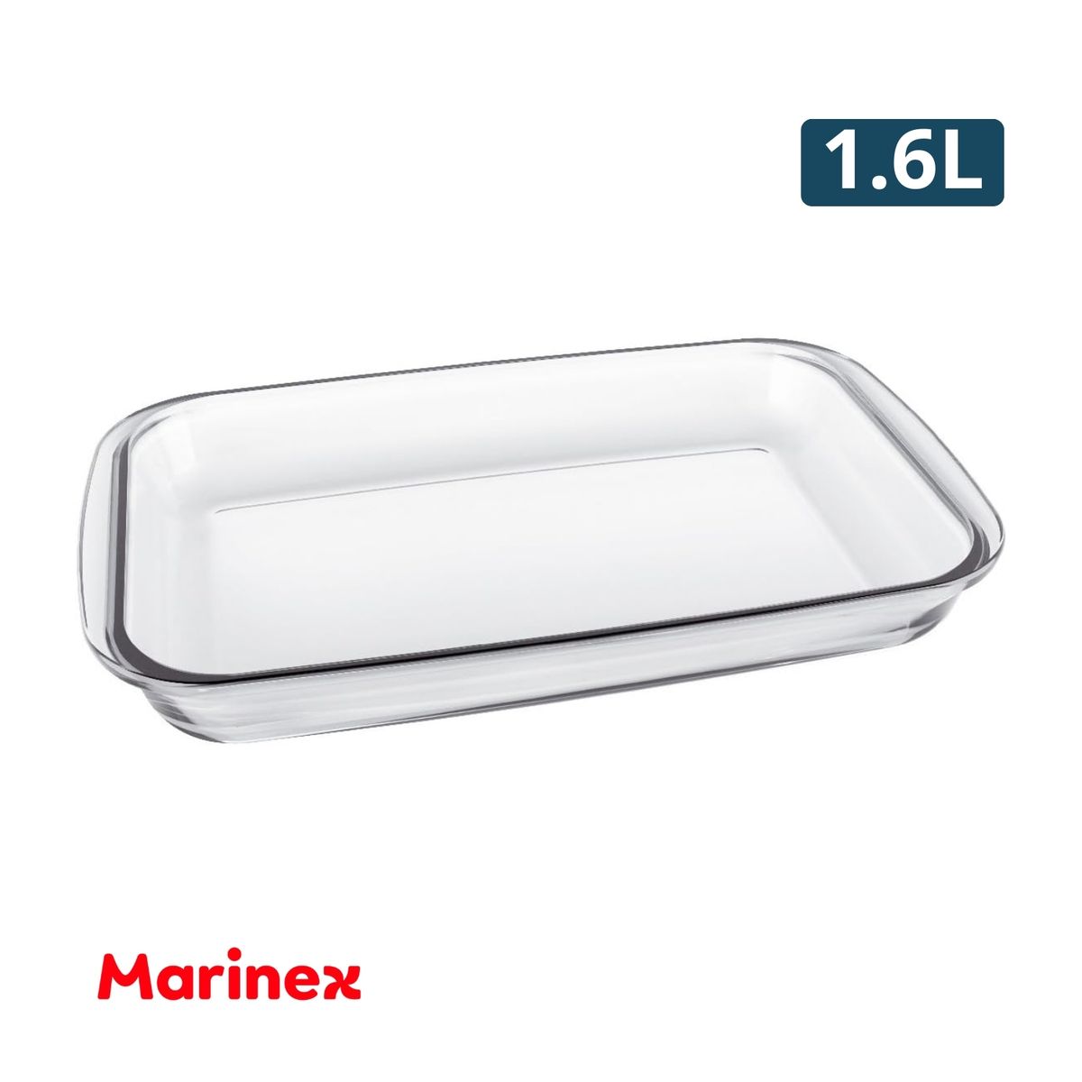 MARINEX - Fuente Bandeja para Horno de Vidrio Templado Marinex 1 . 6 L