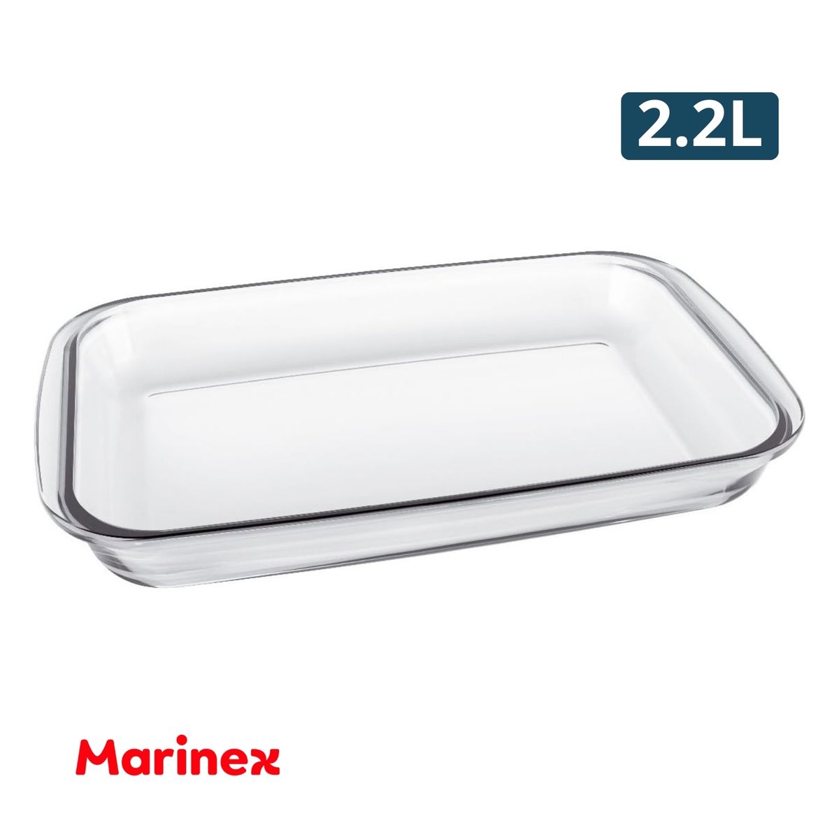 PENTHA - Fuente Bandeja para Horno de Vidrio Templado Marinex 2 . 2 L