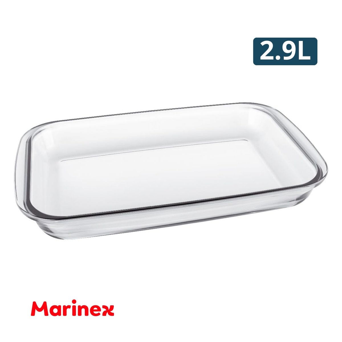 MARINEX - Fuente Bandeja para Horno de Vidrio Templado Marinex 2 . 9 L