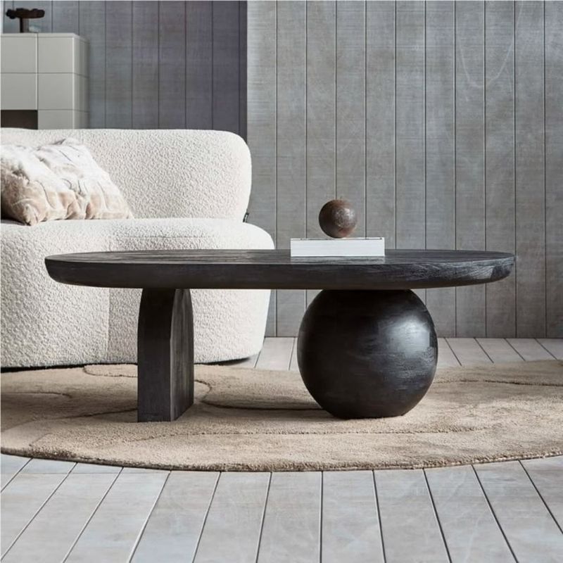 GENERICO - Mesa de Centro Leuven Negro Pandora Home