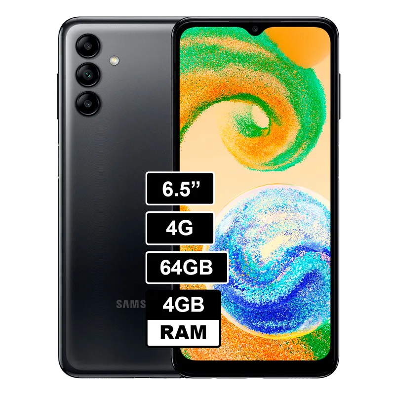 SAMSUNG - SAMSUNG GALAXY A04s 4G 64GB 4GB - NEGRO
