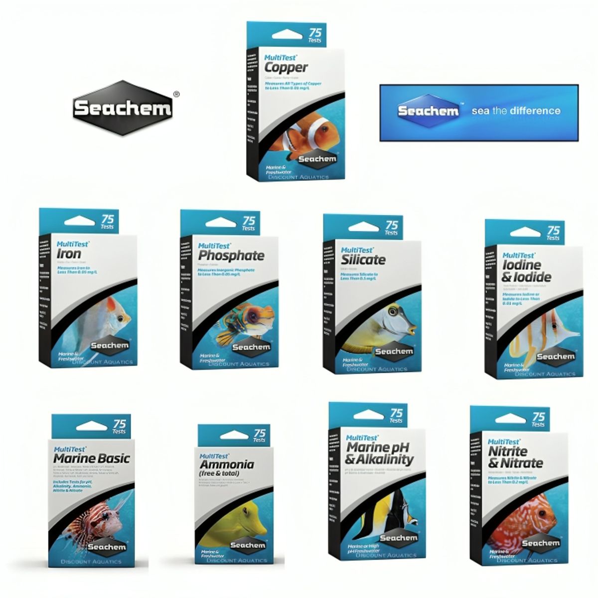 SEAC - TEST DE REACTIVO SEACHEM - marine ph y alkalinity