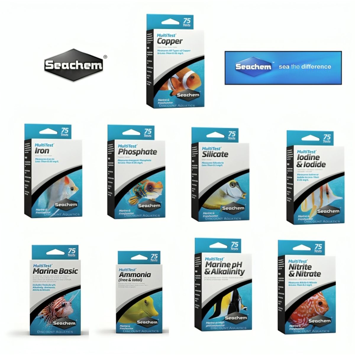 SEAC - TEST DE REACTIVO SEACHEM - marine ph y alkalinity