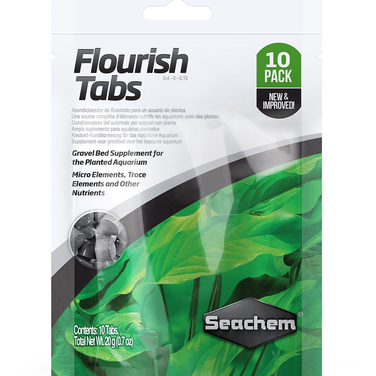 SEAC - Abono con Micronutrientes - flourish tabs seachem