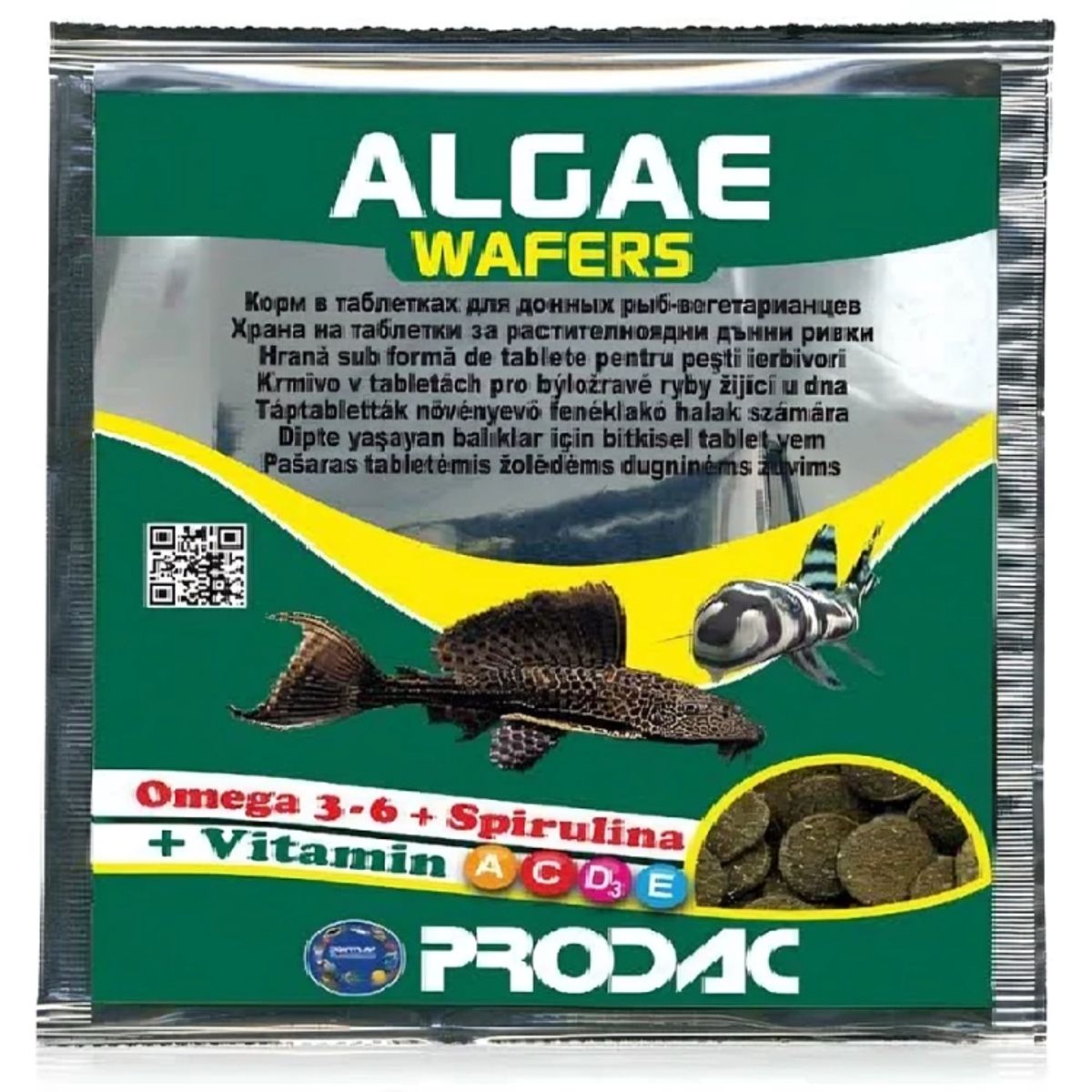 PRODA - ALGAE WAFERS 15 G - Alimento para Peces PRODAC
