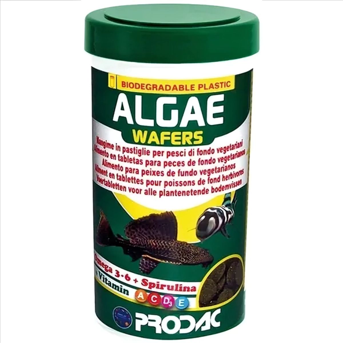 PRODA - ALGAE WAFERS 550 G - Alimento para Peces PRODAC