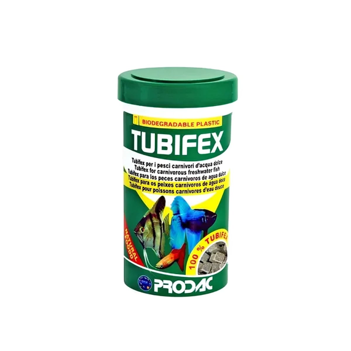 PRODA - TUBIFEX liofilizado - 10 gr - Alimento para Peces PRODAC