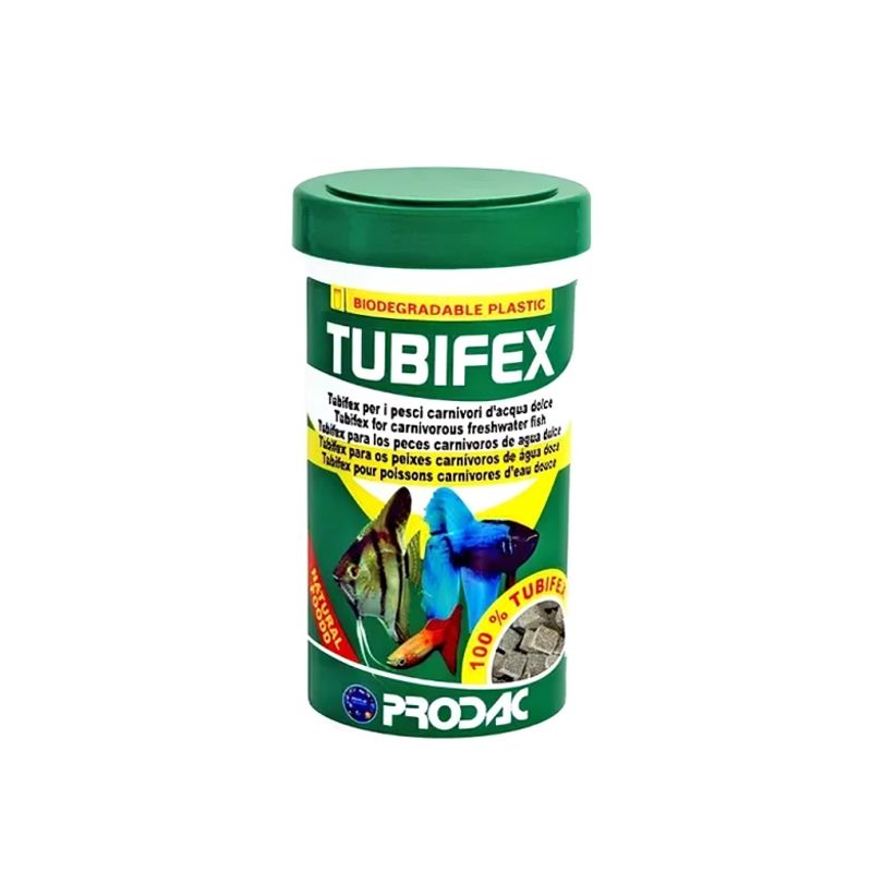PRODA - TUBIFEX liofilizado - 10 gr - Alimento para Peces PRODAC