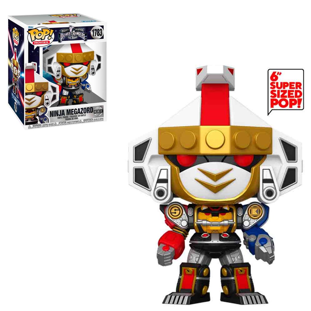 FUNKO - Funko Pop Mighty Morphin Power Rangers - Ninja Megazord 6 Pulgadas 1783