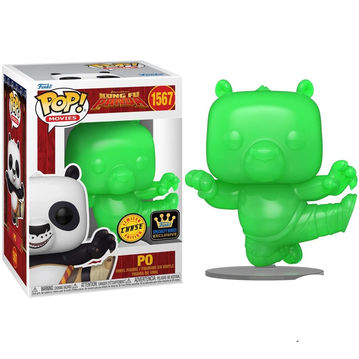 FUNKO - Funko Pop Kung Fu Panda - Po Chase Specialty Series 1567