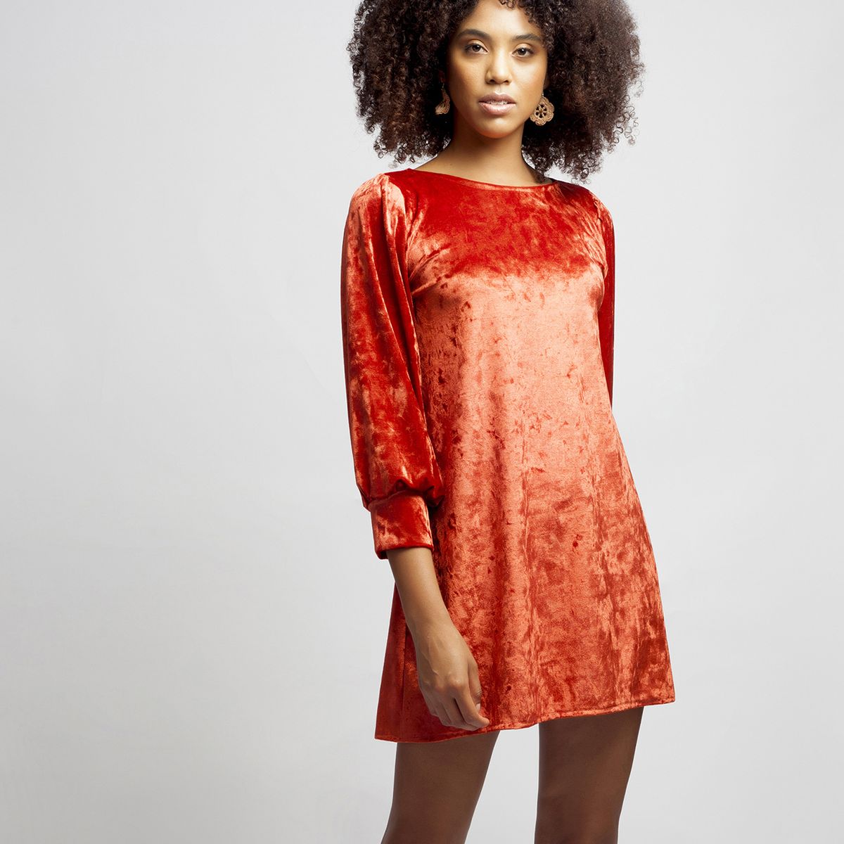 DOLCATTA - Vestido Sussex - Ocre Color - Dolcatta