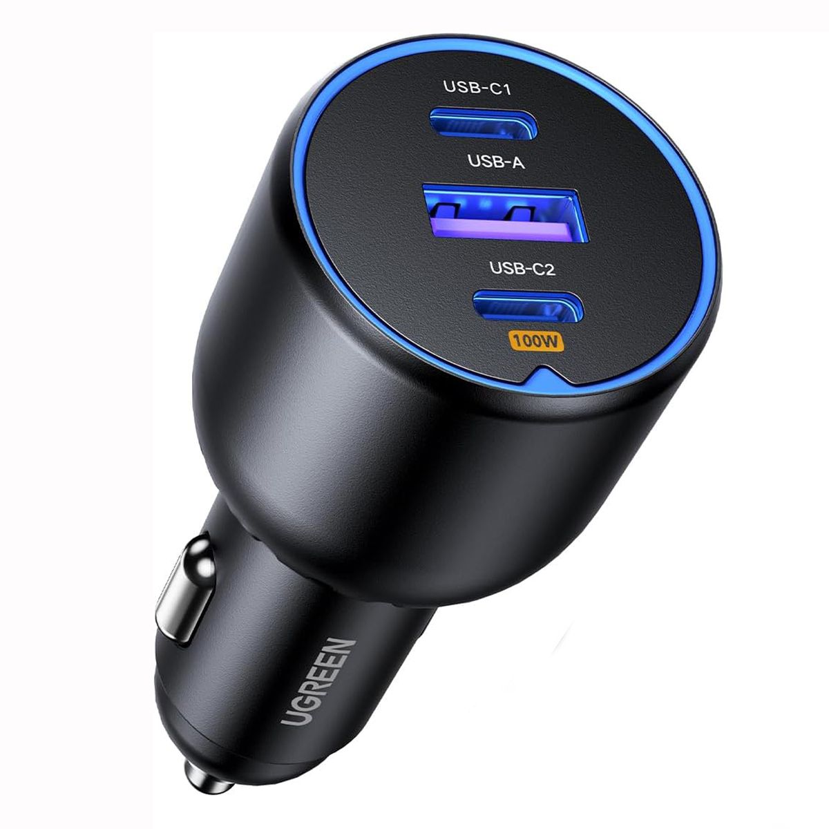 UGREEN - Cargador de Auto Ugreen 130W Fast Charge 3 Puertos