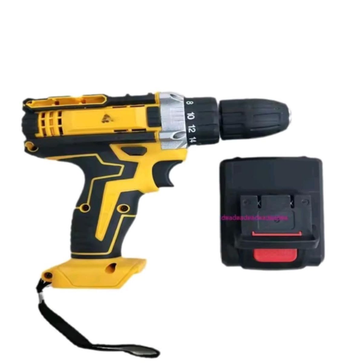 GENERICO - Taladro Inalambrico 2 Baterías Cargador Accesorios Maletin Profesional