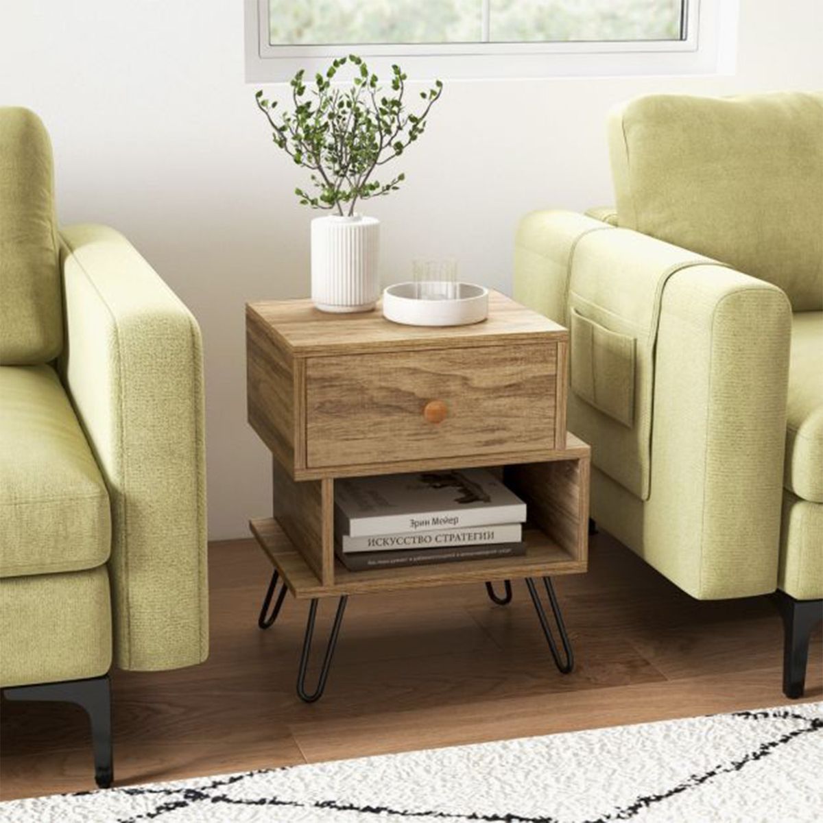 DIBA MUEBLES - Velador Premium 1Cj Muffin - DIBA Muebles