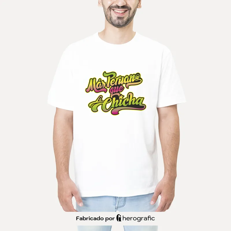 GENERICO - POLO FRASE PERUANA ALGODON PIMA