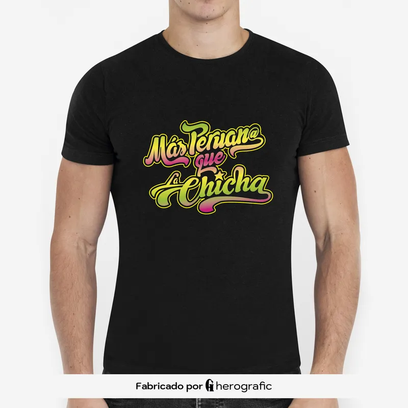 GENERICO - POLO FRASE PERUANA ALGODON PIMA