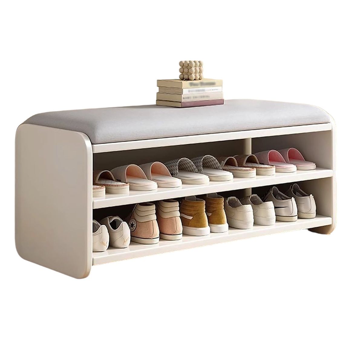 DIBA MUEBLES - Zapatera Con Asiento Simoly - DIBA Muebles