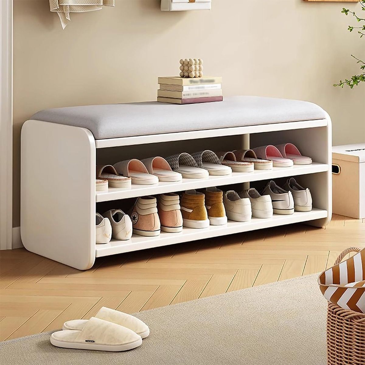 DIBA MUEBLES - Zapatera Con Asiento Simoly - DIBA Muebles
