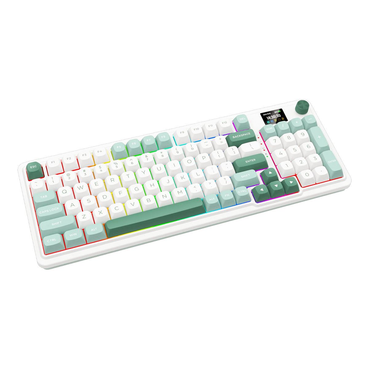 REDRAGON - Teclado Gamer Redragon Galatin Pro K719Wg WhiteGreen