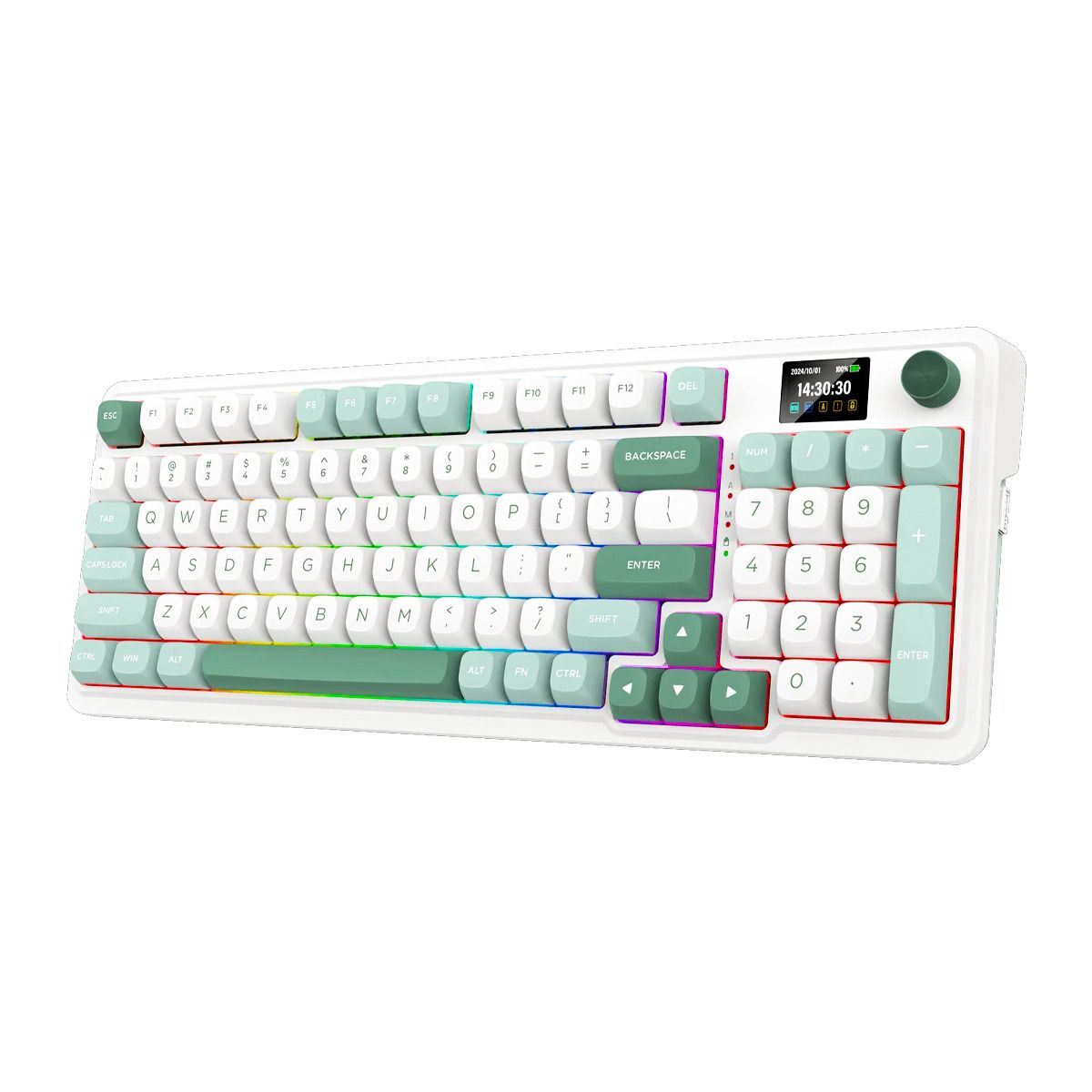 REDRAGON - Teclado Gamer Redragon Galatin Pro K719Wg WhiteGreen
