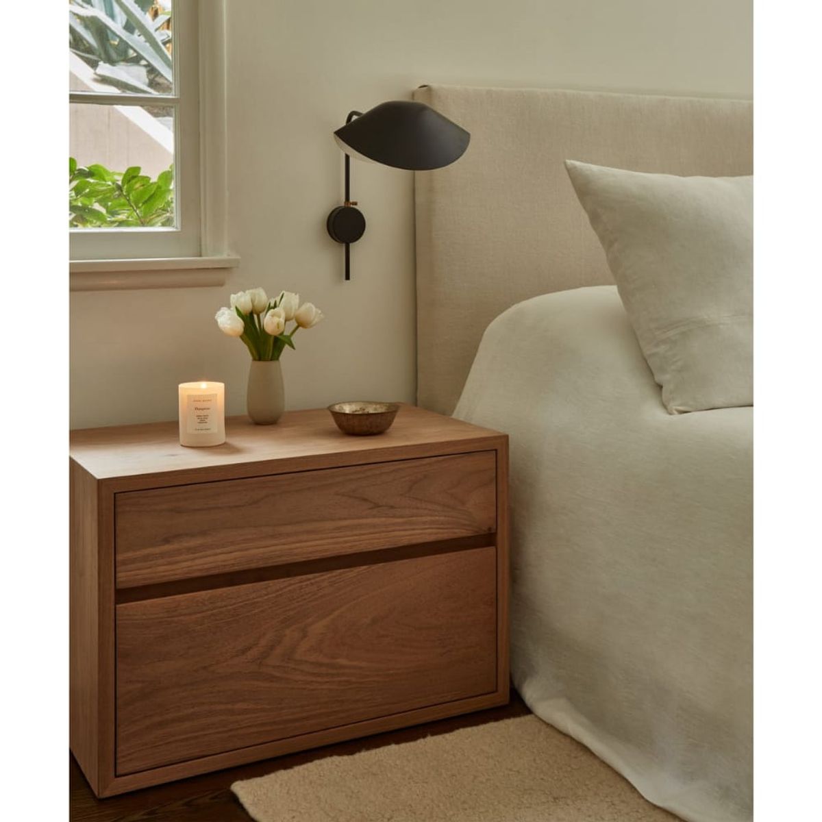 GENERICO - Velador Navan de Madera Pandora Home