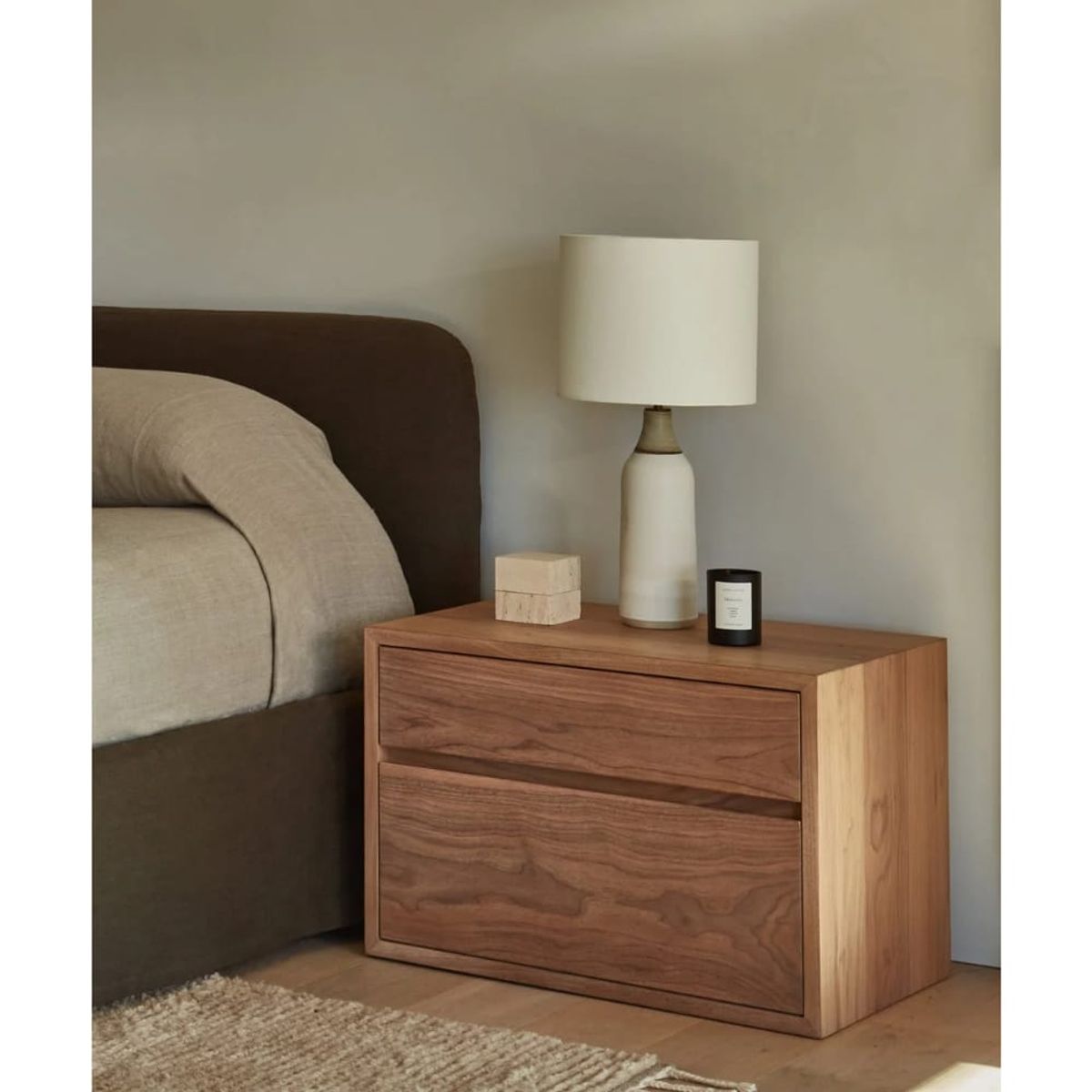 GENERICO - Velador Navan de Madera Pandora Home