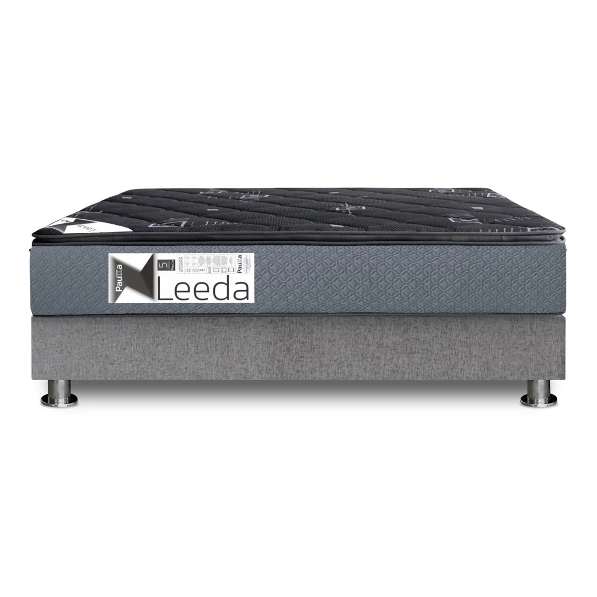 PAUZA - CAMA PAUZA BOX TARIMA LEEDA QUEEN PILLOW TOP