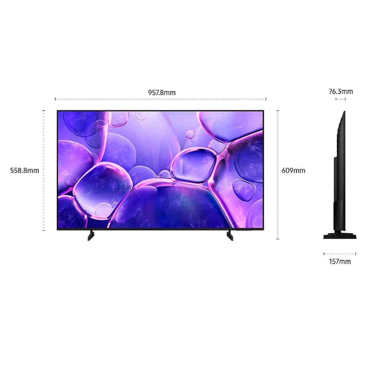 SAMSUNG - Televisor Samsung Smart TV 43"Crystal UHD 4K UN43U8000FGXPE - Nuevo 2025