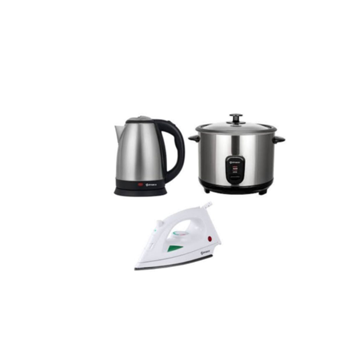 IMACO - COMBO 1 PLANCHA  OLLA  ARROCERA Y HERVIDOR IMACO