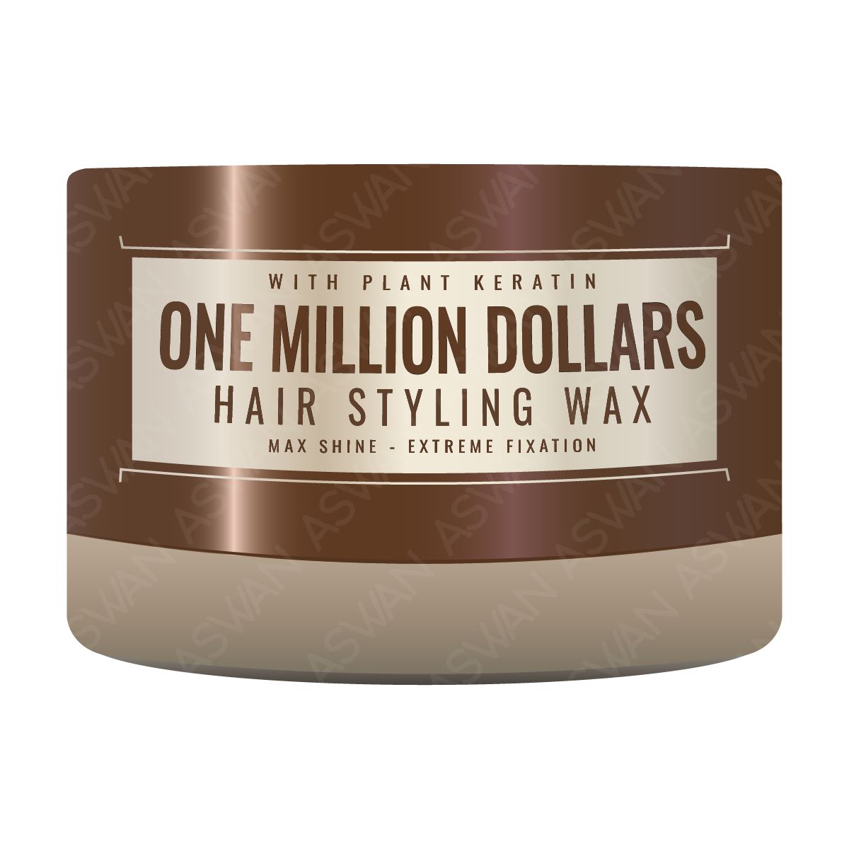 GENERICO - One Million Dollars Hair Styling Wax Max Shine - Extreme Fixation Marron