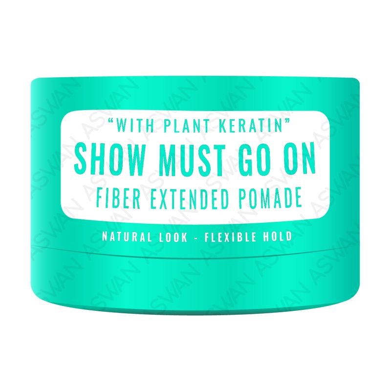 GENERICO - Show Must Go On Fiber Extended Pomade Natural Look - Flexible Hold Cian