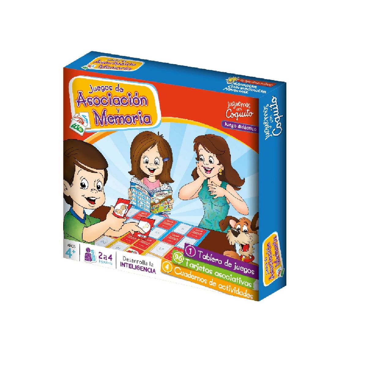 GENERICO - JUEGOS DE ASOCIACIÓN Y MEMORIA JUGUEMOS CON COQUITO
