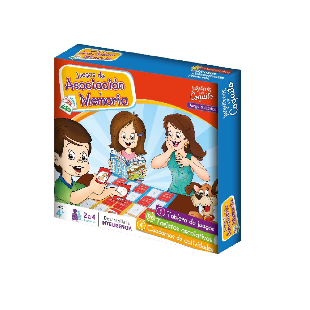 GENERICO - JUEGOS DE ASOCIACIÓN Y MEMORIA JUGUEMOS CON COQUITO