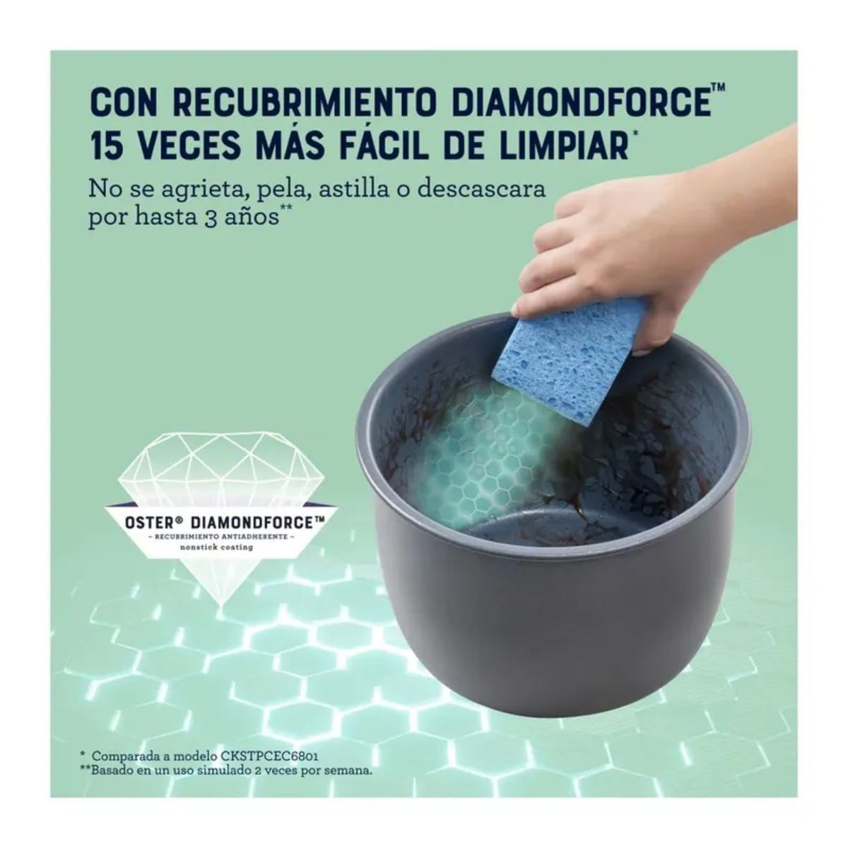 OSTER - Multiolla Turbo Oster DiamondForce 14 Funciones 5.7 L CKSTPCECT57DF