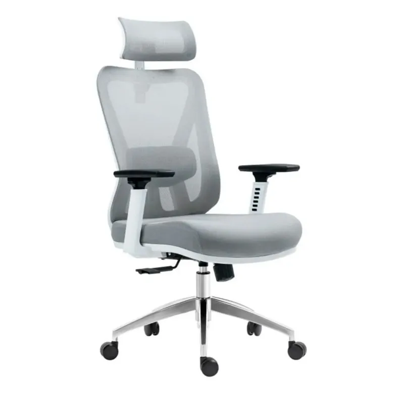 OFIDEAS - Silla Ergonómica Reclinable Smart Premium Presidente Gris Ofideas