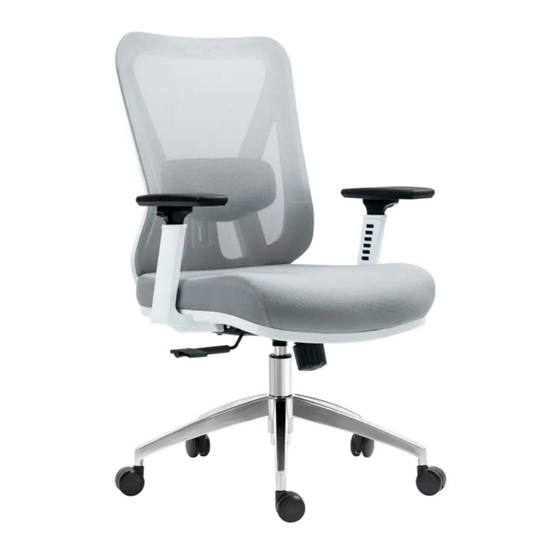 OFIDEAS - Silla Ergonómica Reclinable Smart Premium Gerente Gris Ofideas