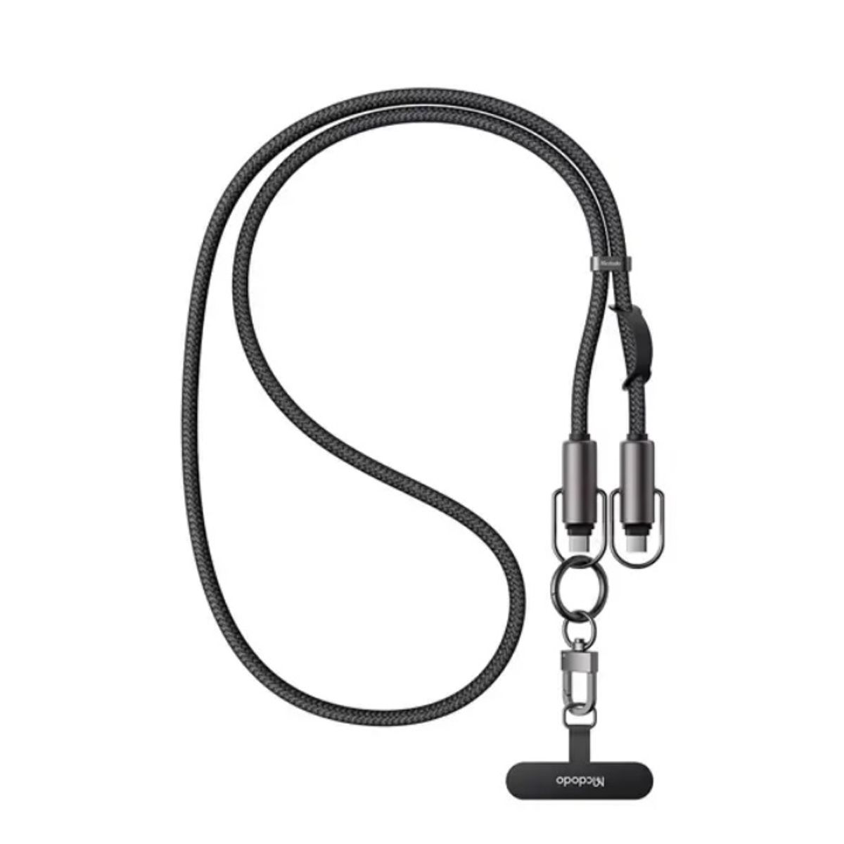 MCDODO - Correa Para Celular 2en1 - Lanyard y Cable Tipo C 60W - MCdodo