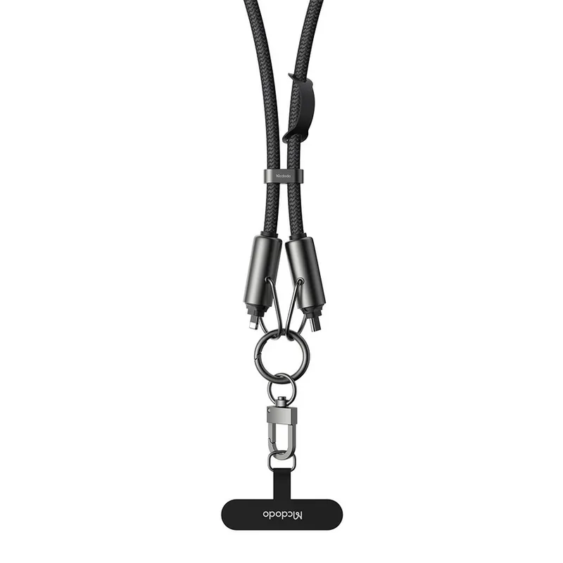 MCDODO - Correa Para Celular 2en1 - Lanyard y Cable Tipo C 60W - MCdodo