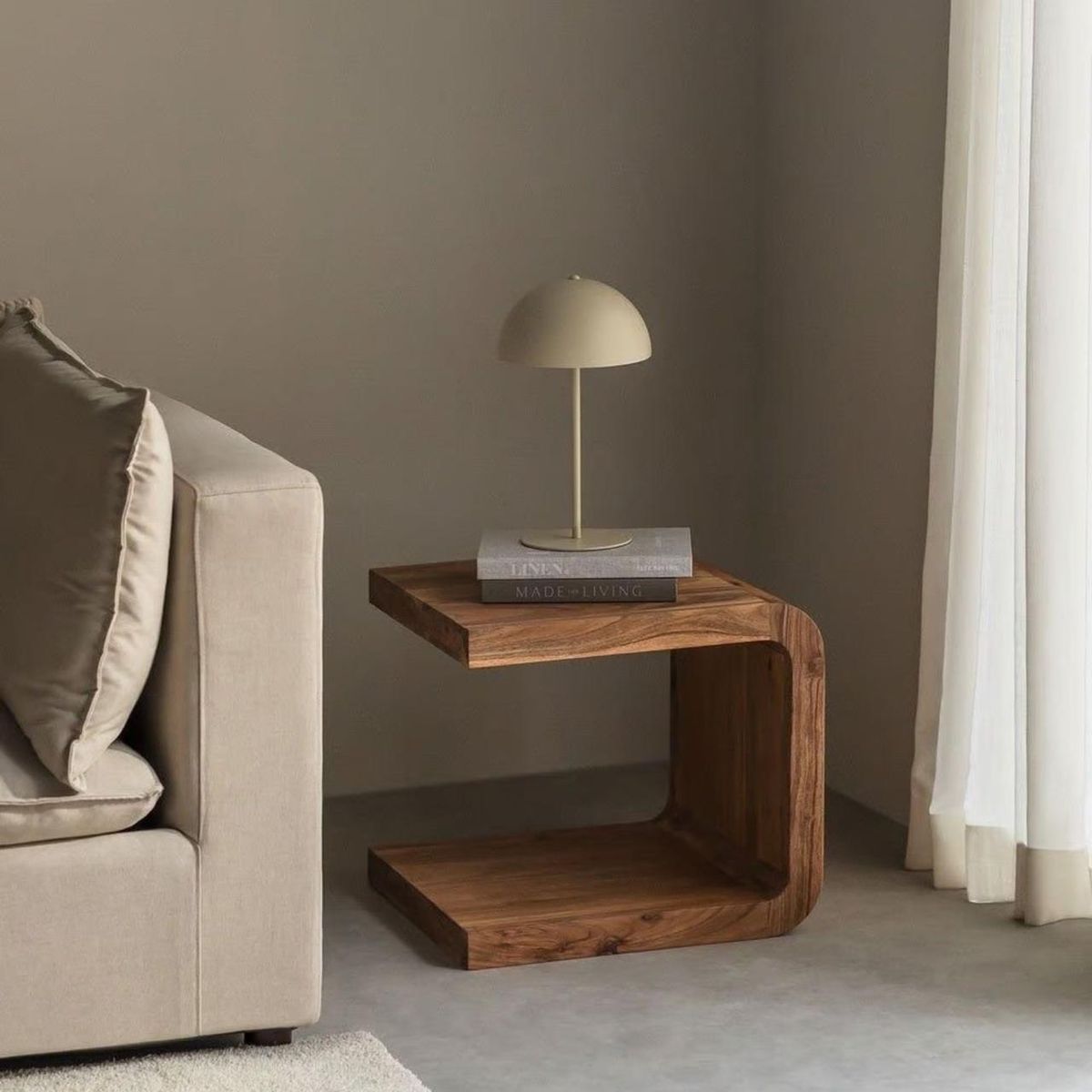 GENERICO - Madera Lateral Olivia Decoban Hogar