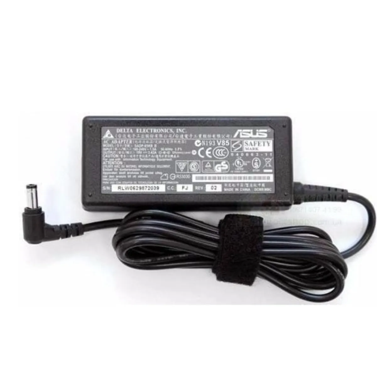 ASUS - CARGADOR ASUS.RECTANGULAR 19V 3.42 PUNTA GRUESA