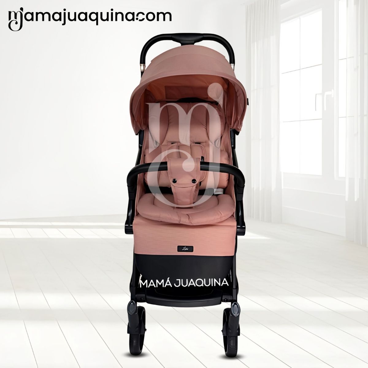 Baby - Coche Maleta de Lujo «LIGHTNING LUKE» Dark Pink