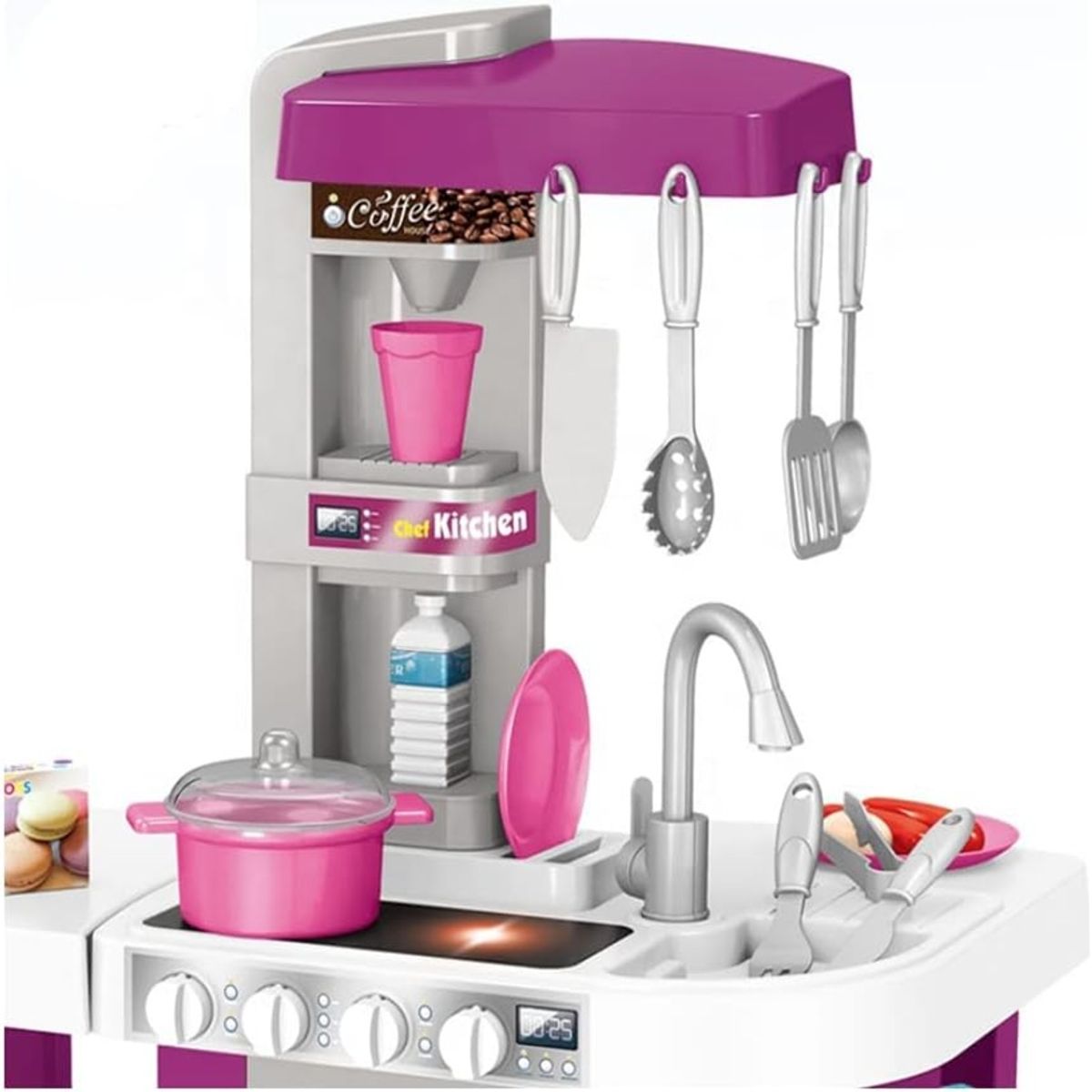 GENERICO - Gran Cocina Juguete con Luces y Sonido 53 PCS