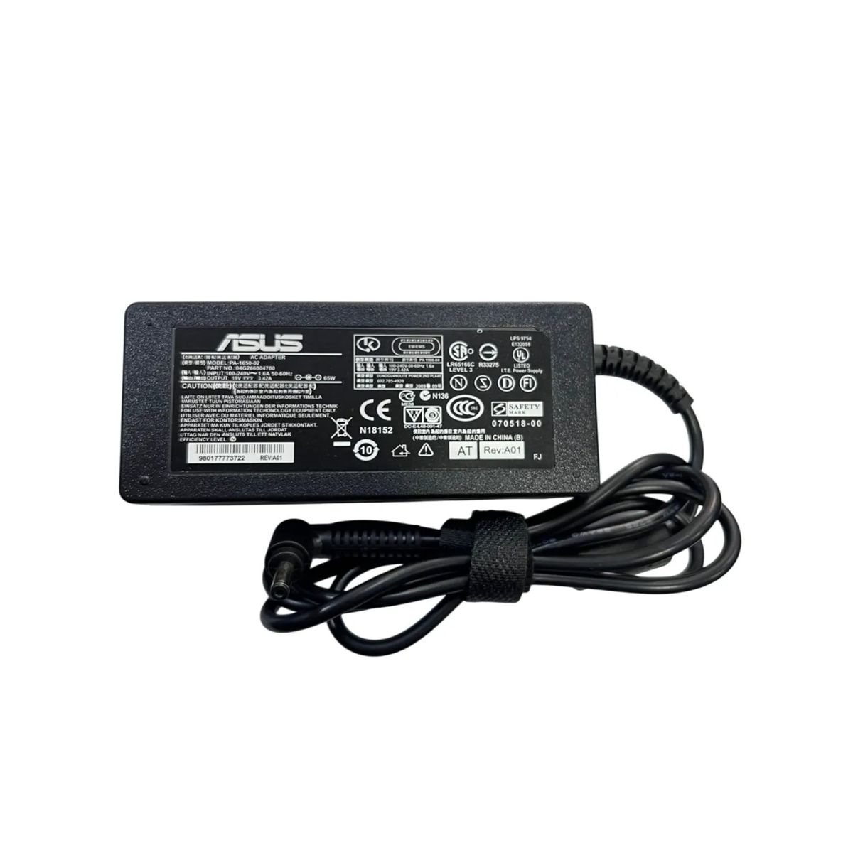 ASUS - CARGADOR ASUS.19V 3.42 PUNTA FINA