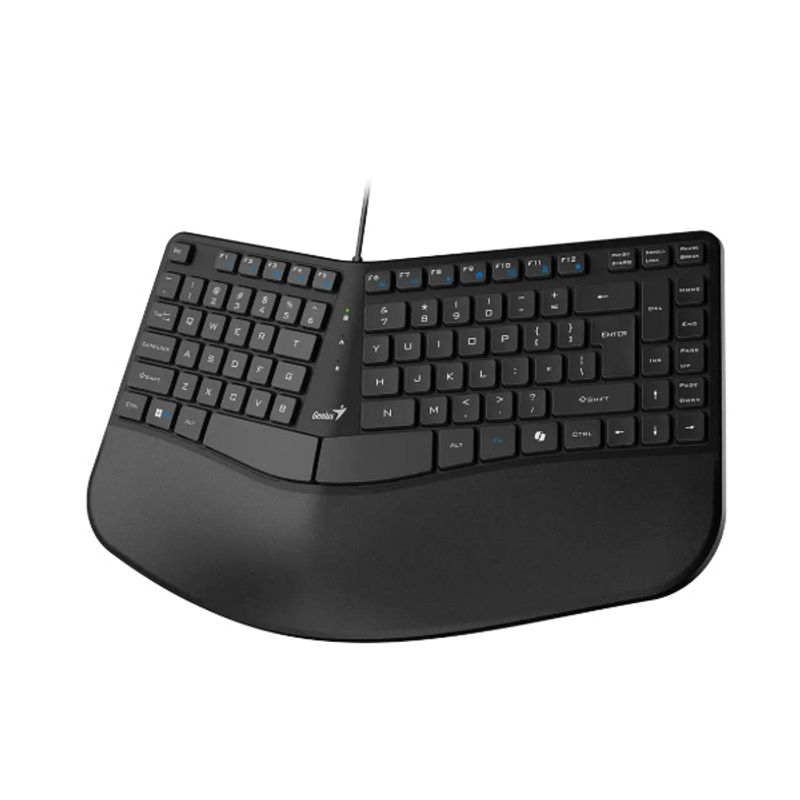 GENIUS - Teclado Ergonómico con reposamuñecas Genius Ergo KB-700