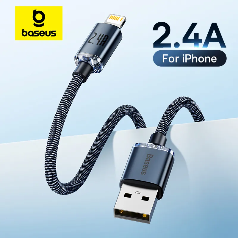 BASEUS - Baseus USB A - Lightning para iPhone - Carga Rápida - 2 Metros