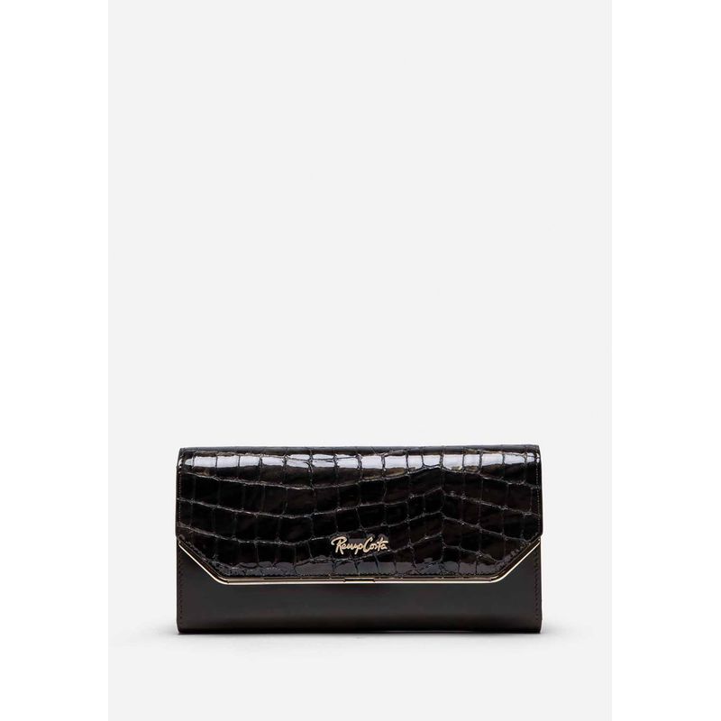 RENZO COSTA - BILLETERA CROCO LUXE CLUTCH
