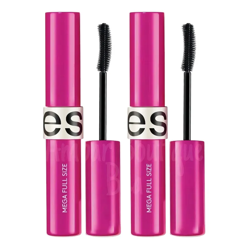 ESIKA - MASCARA DE PESTAÑAS MEGA FULL SIZE NEGRO PACK POR 2